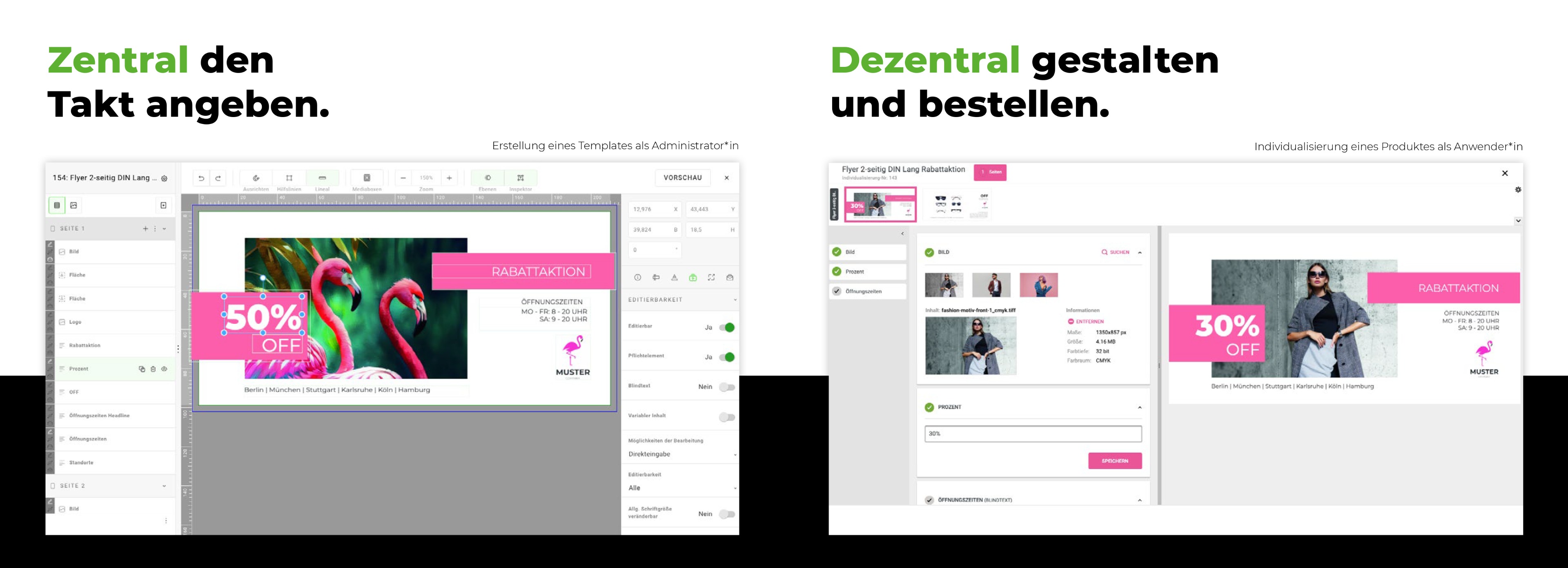 WUNDERHUB Marketingportal zentral & dezentral