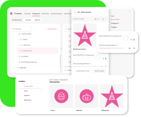 Gestaltung von Kategorie-Kacheln